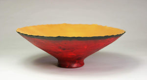 Prosperity Bowls in Painterly Red