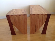 Load image into Gallery viewer, Walking Benches, view of the ends
