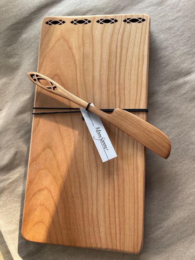 Cheese Board with Spreader