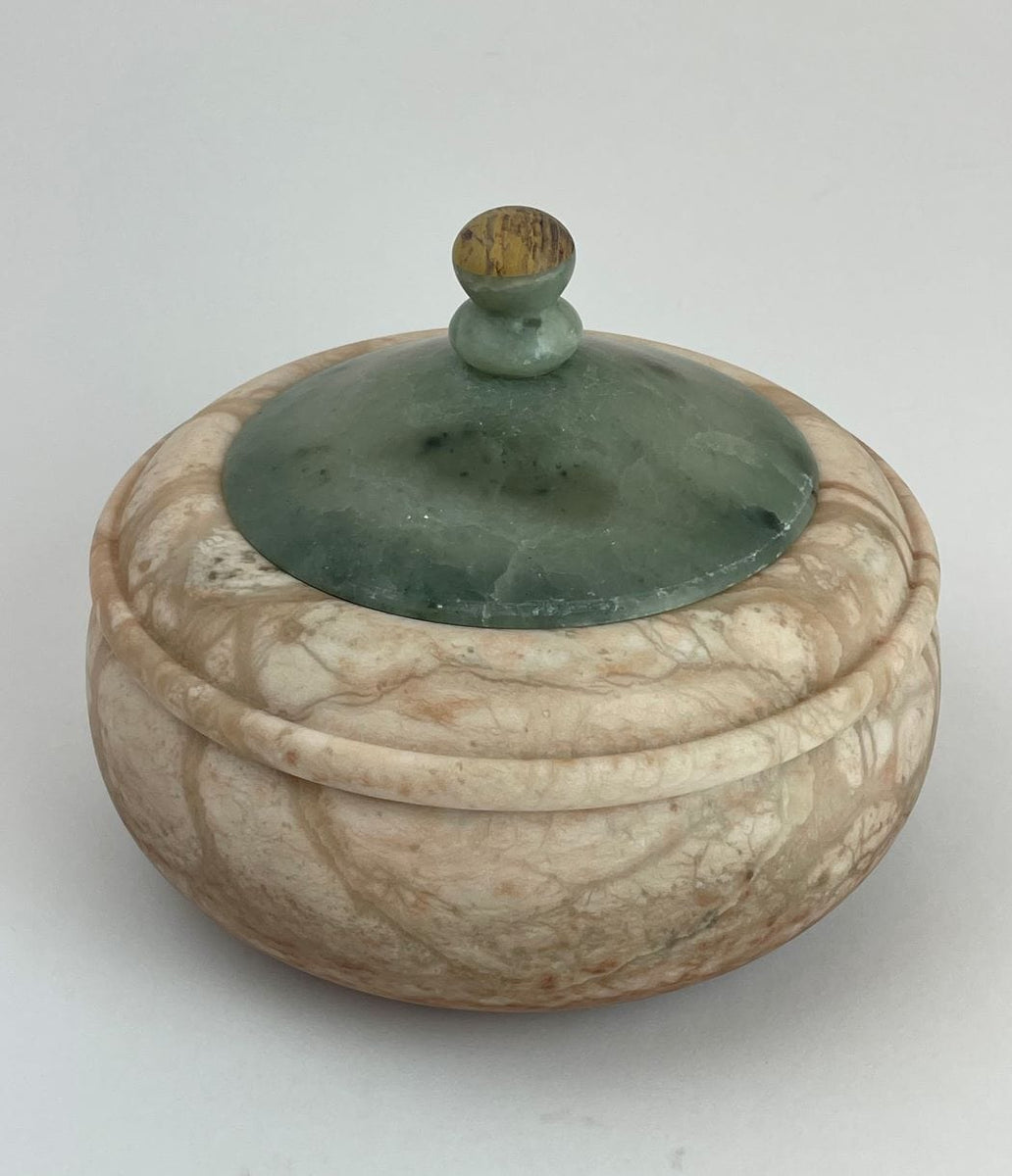 Pink Alabaster Lidded Jar 24-02 – The Highlight Gallery