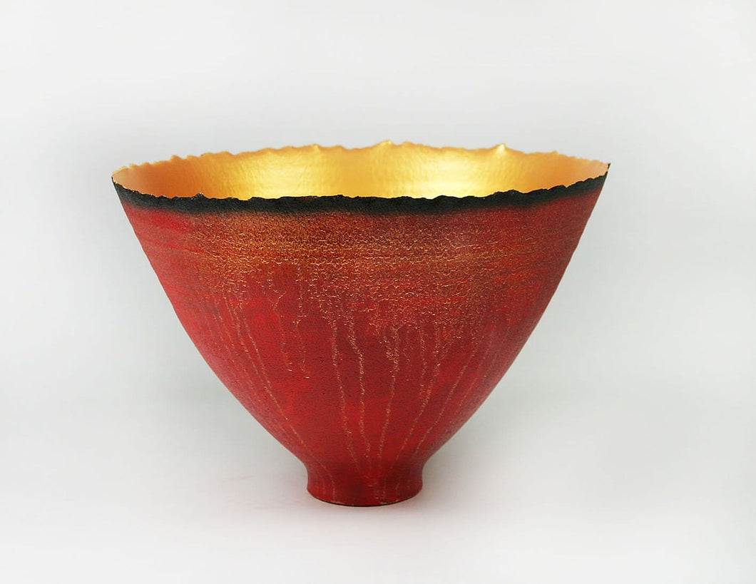 Prosperity Bowls in Painterly Red