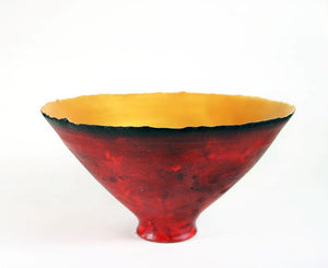 Prosperity Bowls in Painterly Red