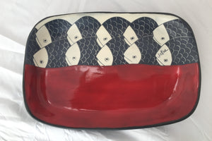 Large ceramic tray in 8 designs