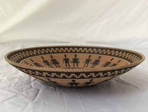 Hopi design "Basket Illusions" bowl 11"