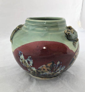 Ceramic Double Salamander Bowl