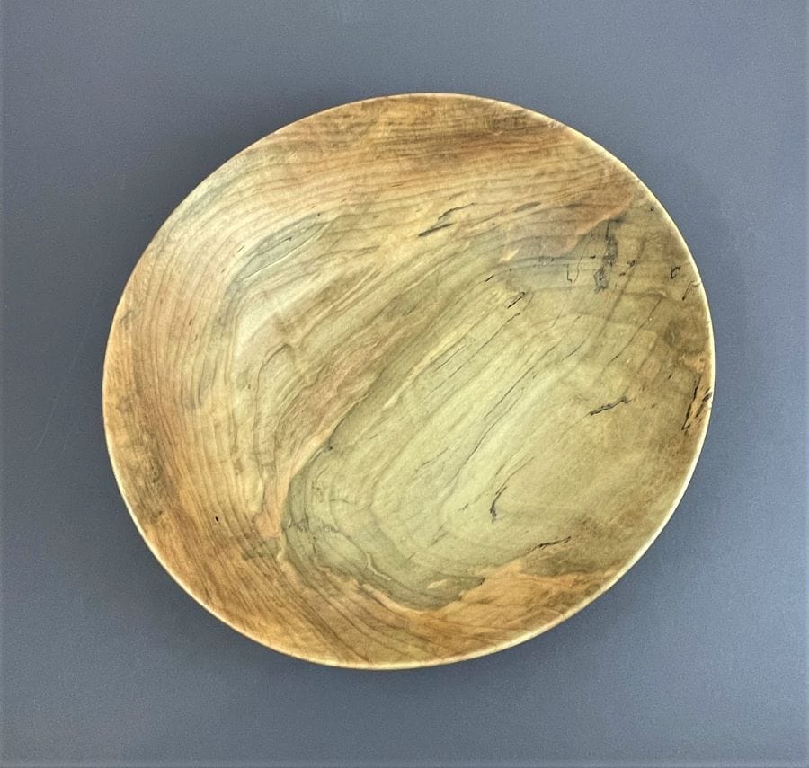 Spalted Silver Maple Salad Bowl #22-43