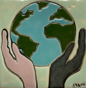 World in Our Hands Tile
