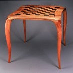 wood chess table